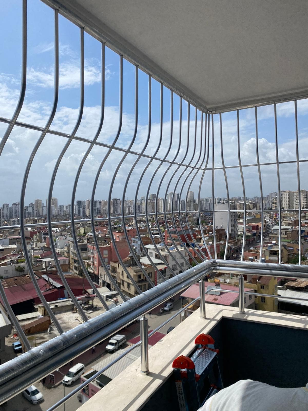 Adana balkon koruma parmaklığı montaj - Suha Krom proje 03