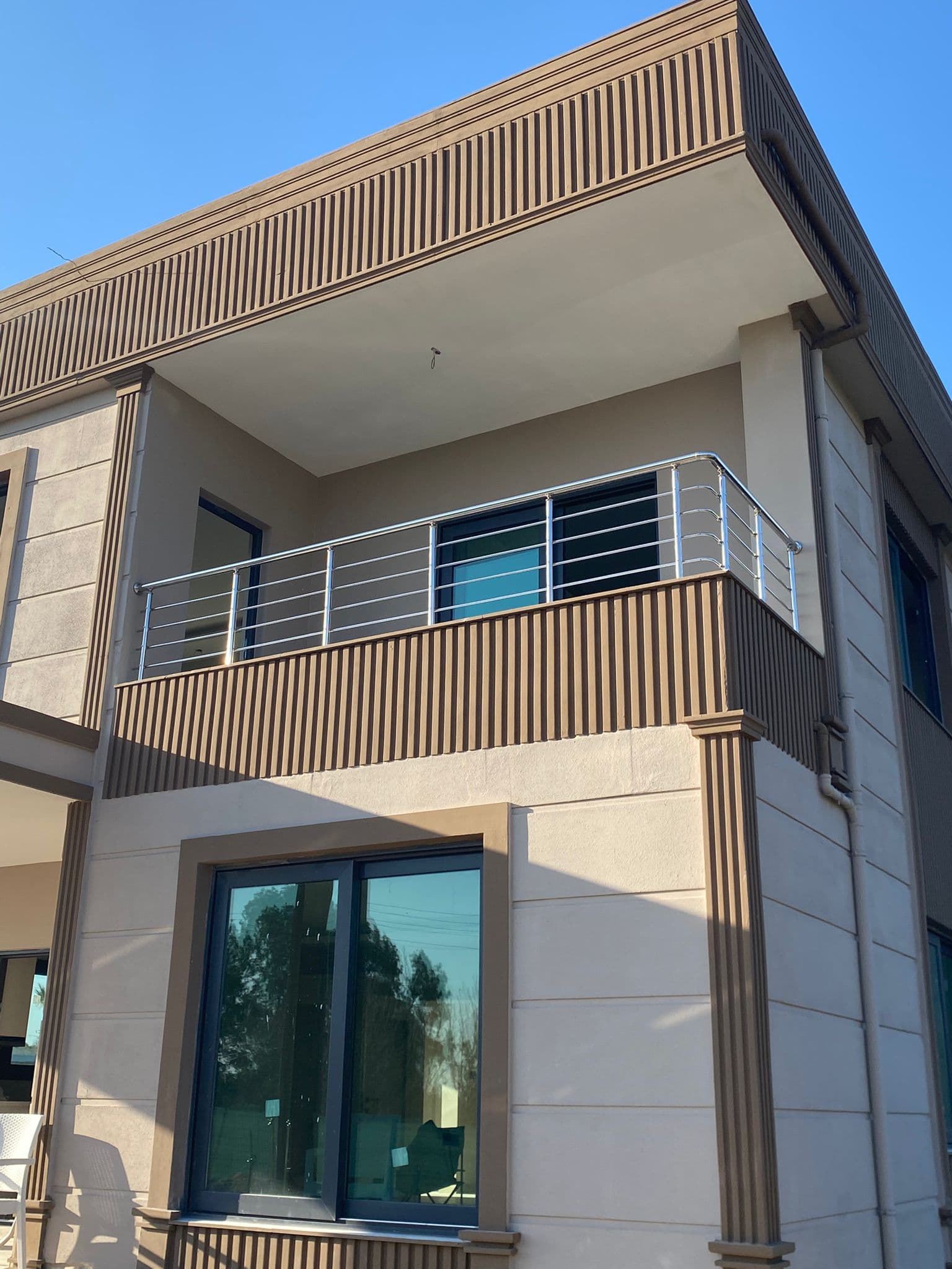 Adana balkon parapet üstü korkuluk - Suha Krom proje 02