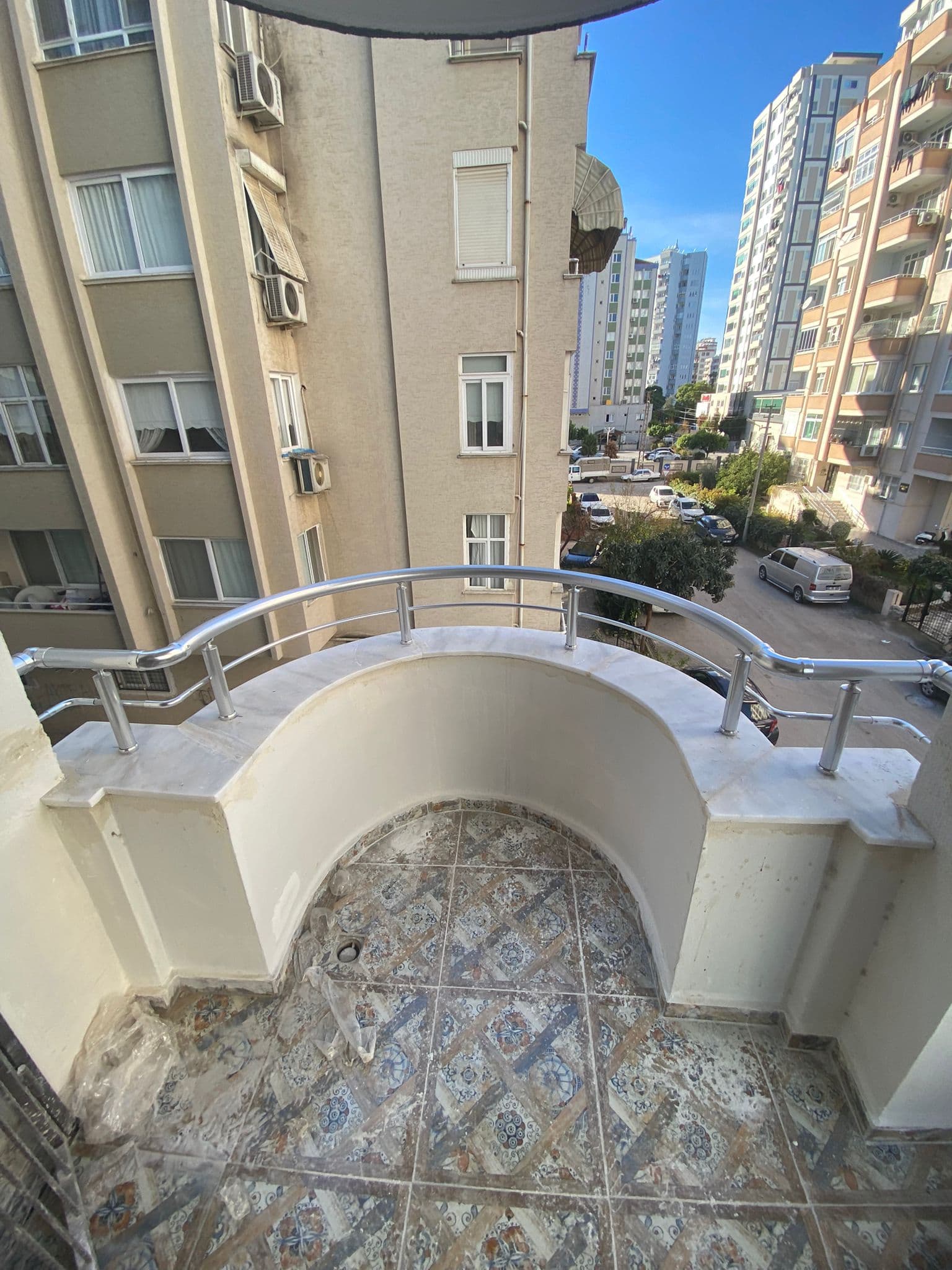 Adana balkon parapet üstü korkuluk - Suha Krom proje 06