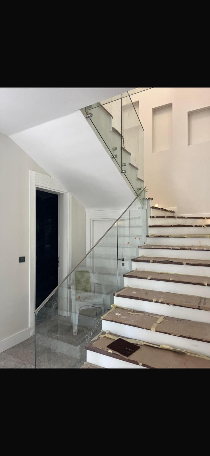 Adana cam korkuluk montaj - Suha Krom proje 02